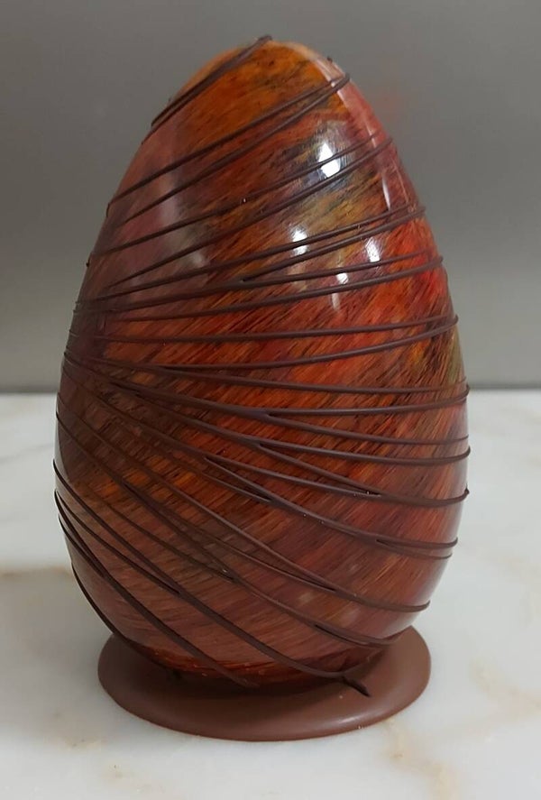 luxe ei rood-blauw chocolade sprits