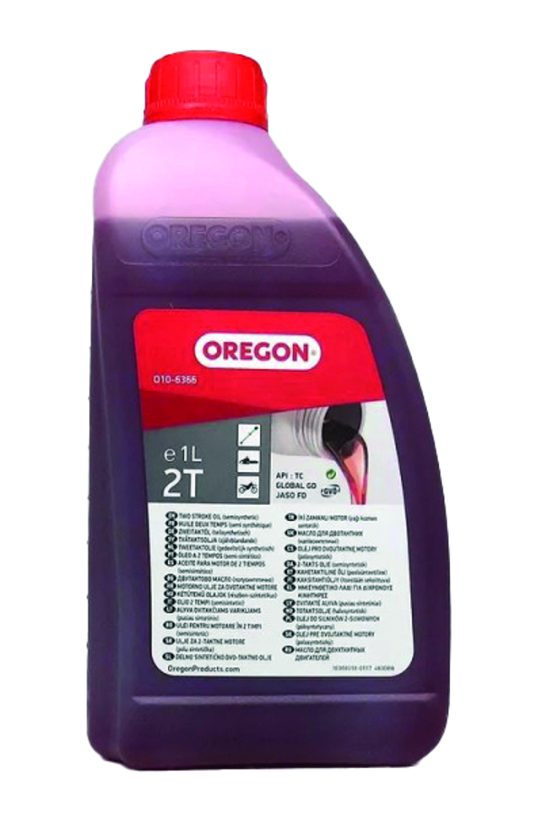 Huile pour moteurs 2 temps Oregon, bidon de 1 L