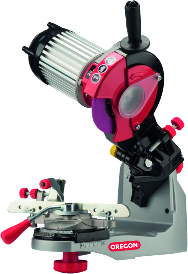 Affûteuse de chaîne en atelier / Jolly Staravec 3 meules (3.2mm, 4.7mm, 6mm)