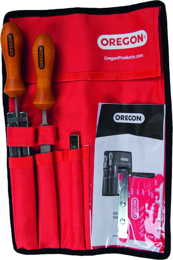 Kit d'affûtage 4.0 mm, 5/32" etui, incl. porte-lime, lime plat, curette3/8" lowpro