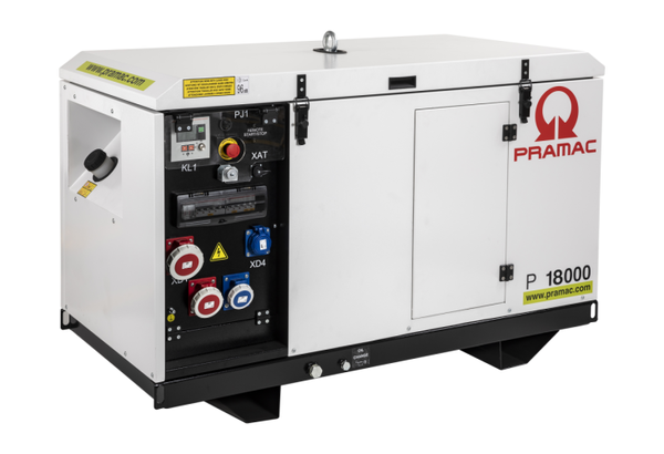 PRAMAC Groupe électrogène DIESEL triphasé avec démarrage électrique