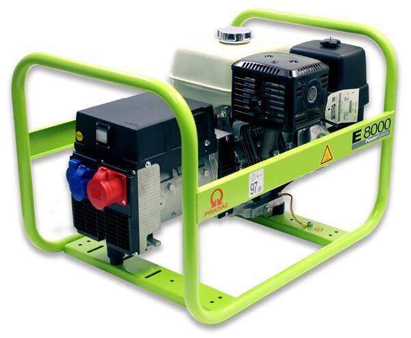 PRAMAC Groupe électrogène E8000 400/230 V 50 Hz Triphasé