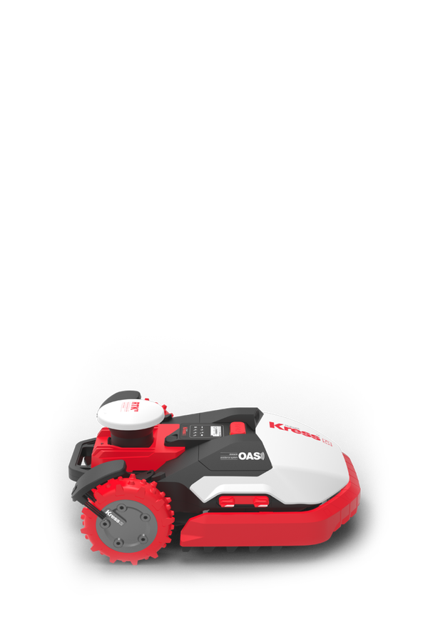 Tondeuse robotisée Kress RTKⁿ de 28 000 m² avec OAS