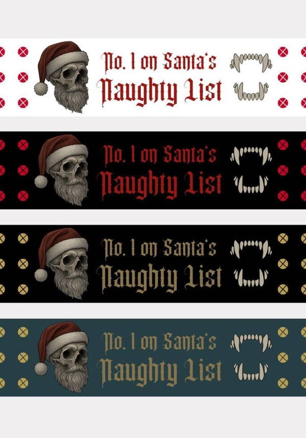 Halsband „No. 1 on Santa’s Naughty List“ 😬