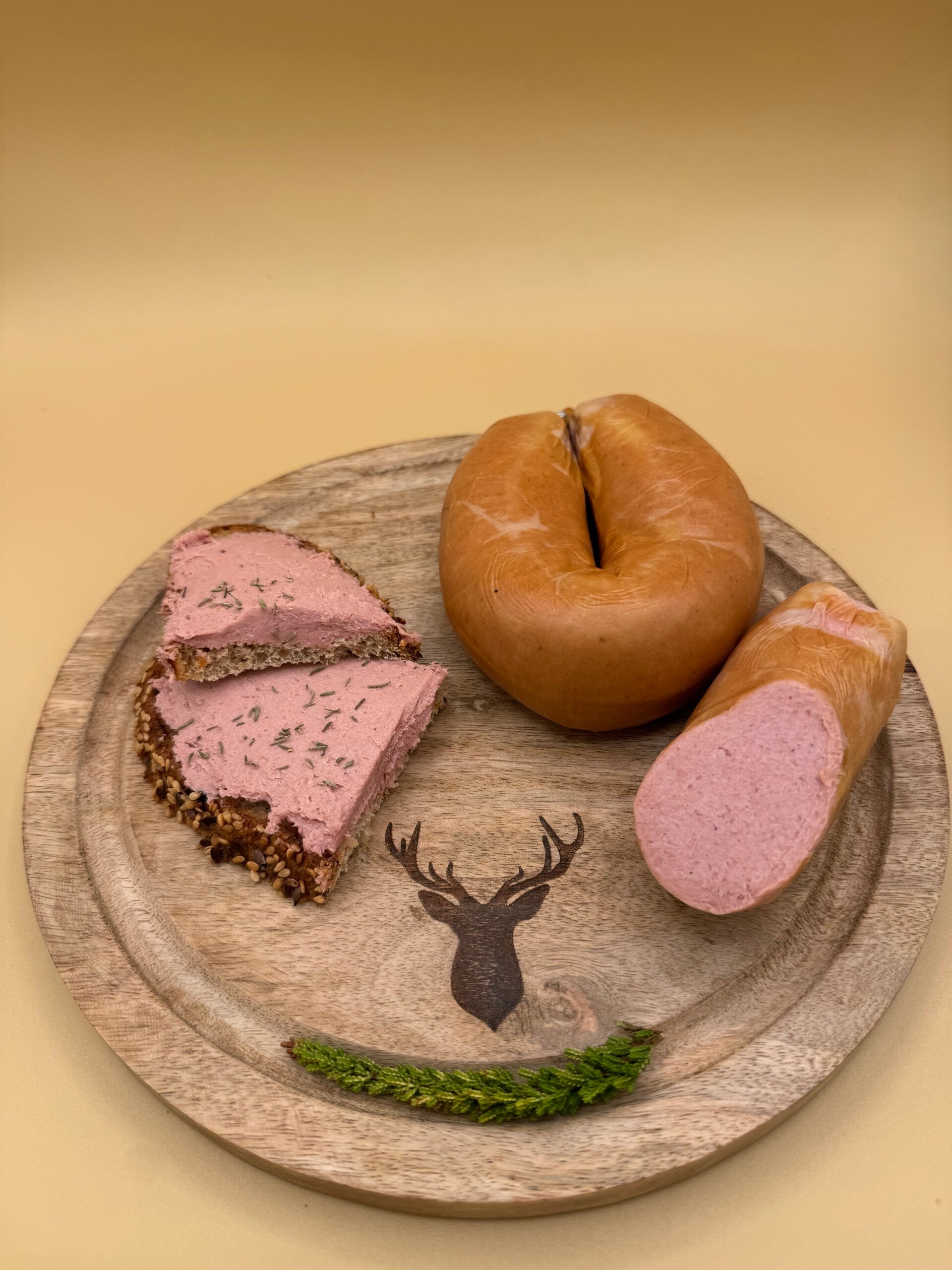 Feine Wildleberwurst geräuchert – hausgemacht aus regionalem Wildfleisch (ca. 290 g)