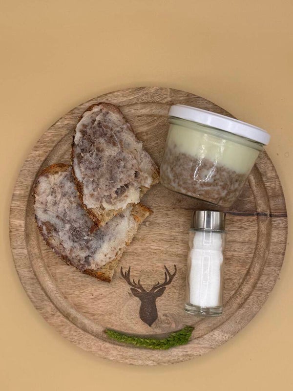 Wildgriebenschmalz mit Äpfeln und Zwiebeln im Glas (150 g) – hausgemacht & deftig‑fruchtig