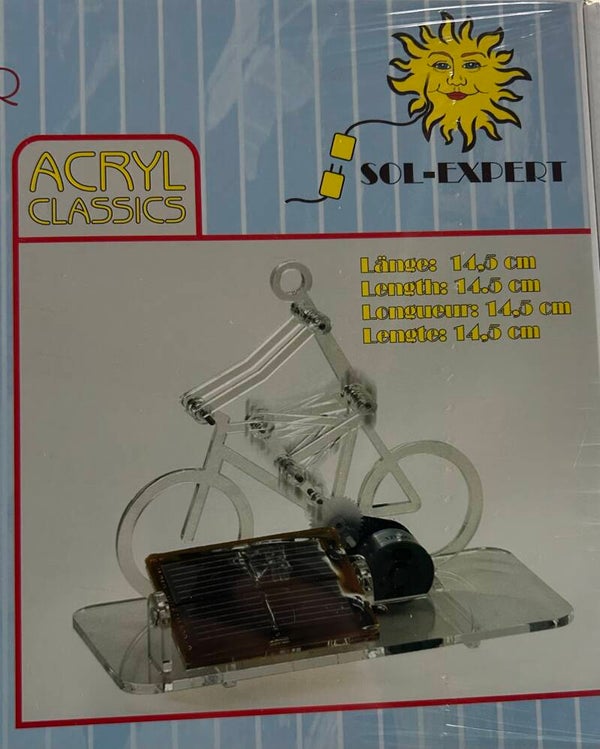 Solar Acryl- Zonnefietser / e-biker, bouwpakket