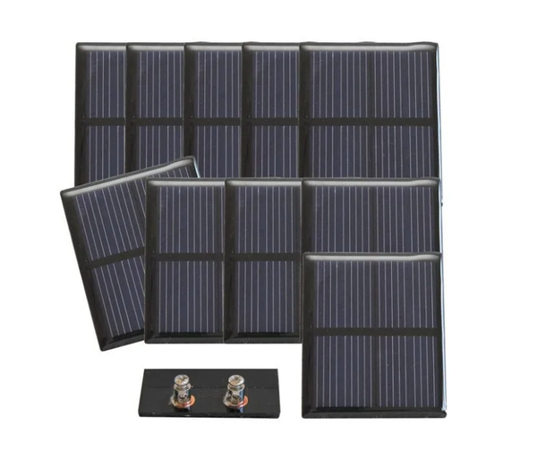 Zonnecel met schroef aansluiting SM1200, set van 10 stuks
