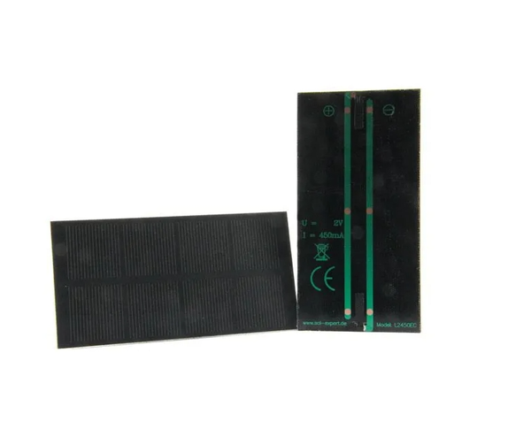 Zonnemodule L2450, voor solderen, 450mA, 2 Volt