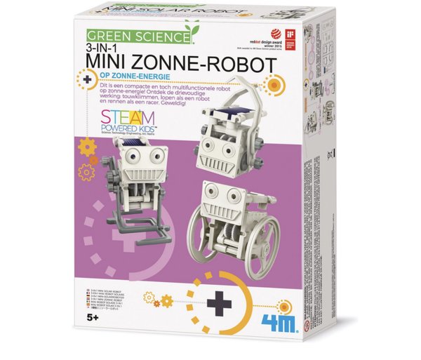 Experimenteerset - Bouw Je Zonne-Energie Robot - 3in1