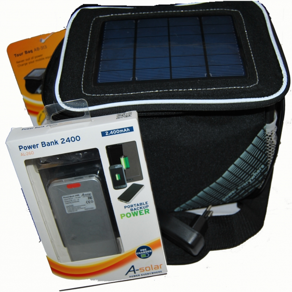 A-solar Tour Bag Stuurtas - fietstas met zonnepaneel