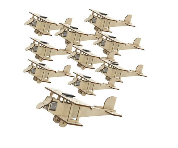 Solar dubbeldekker bouwpakket “Flying Star”, 10-delige set