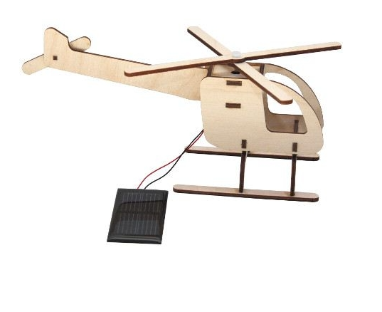 Bouwpakket - Helikopter met zonnepaneel