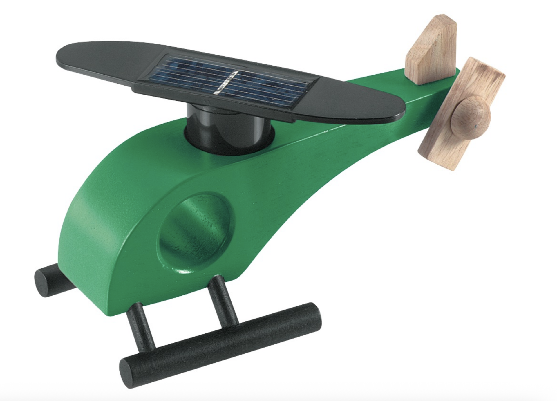 Houten solar helikopter GROEN