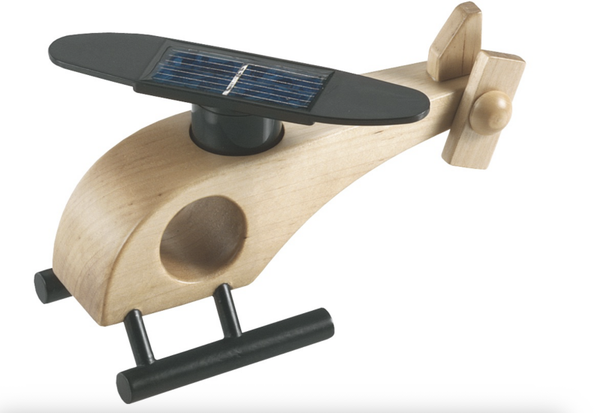 Solar helikopter BLANK met verfsetje.