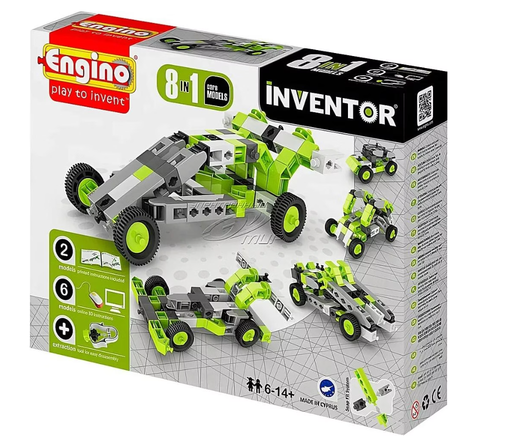 Engino Uitvinder 8 Modellen Auto's