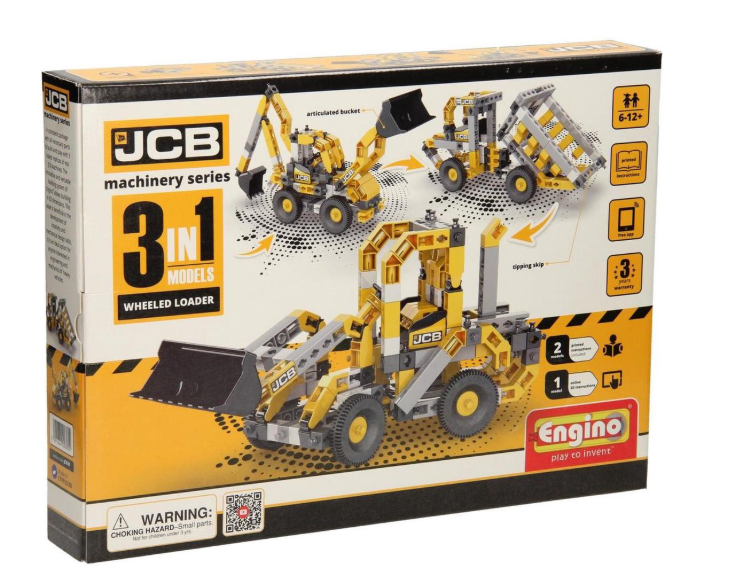 Engino JCB - Graafmachines, 3in1