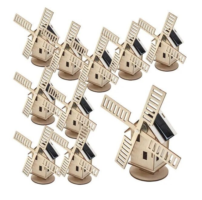 Windmolen 'Hollands' set van 10 stuks