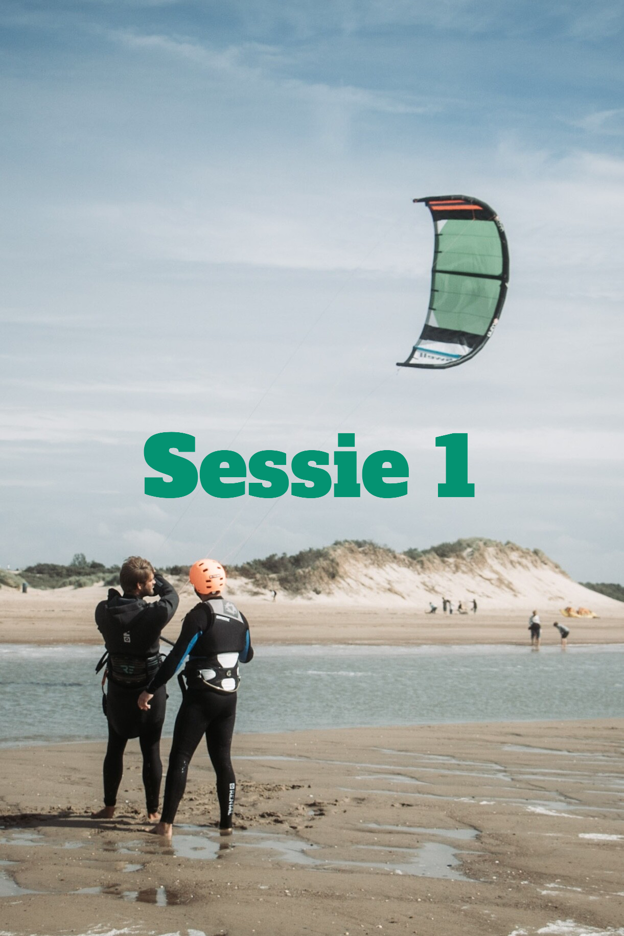 Kitesurflessen Zeeland Cadzand Knokke