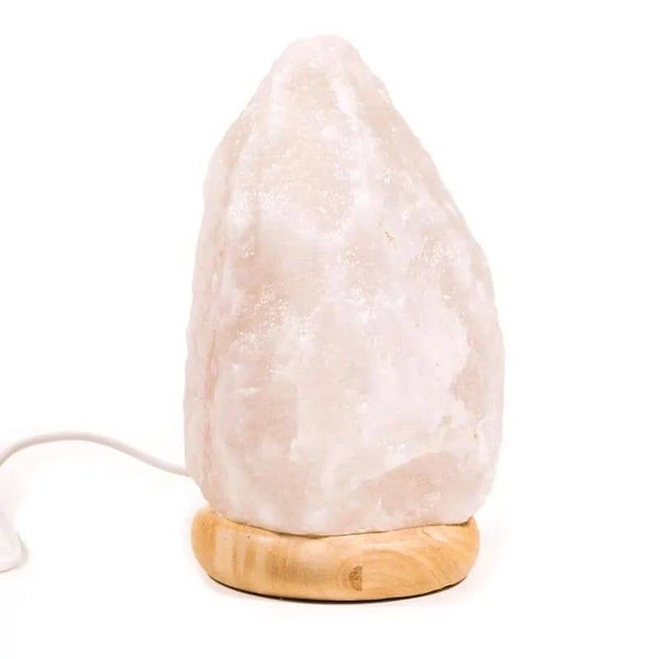 Zoutlamp wit met snoer (usb)en LED lamp