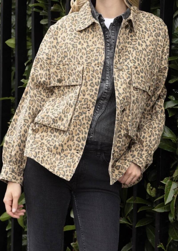 Veste Léopard oversize - CIMINY