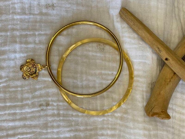 Bracelet double joncs