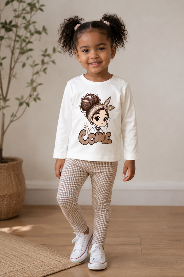 Conjunto legging blanco