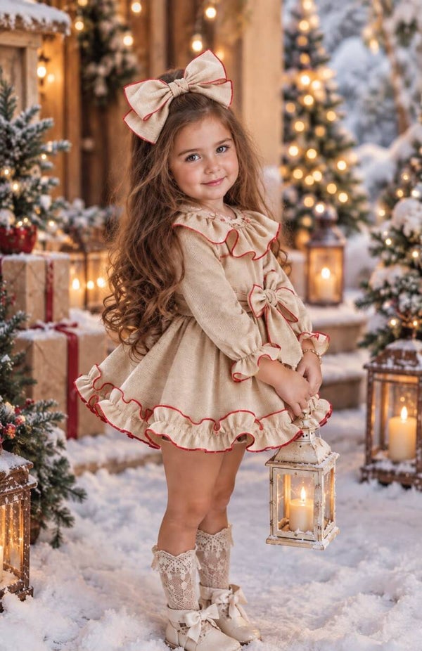 Conjunto navidad dorado