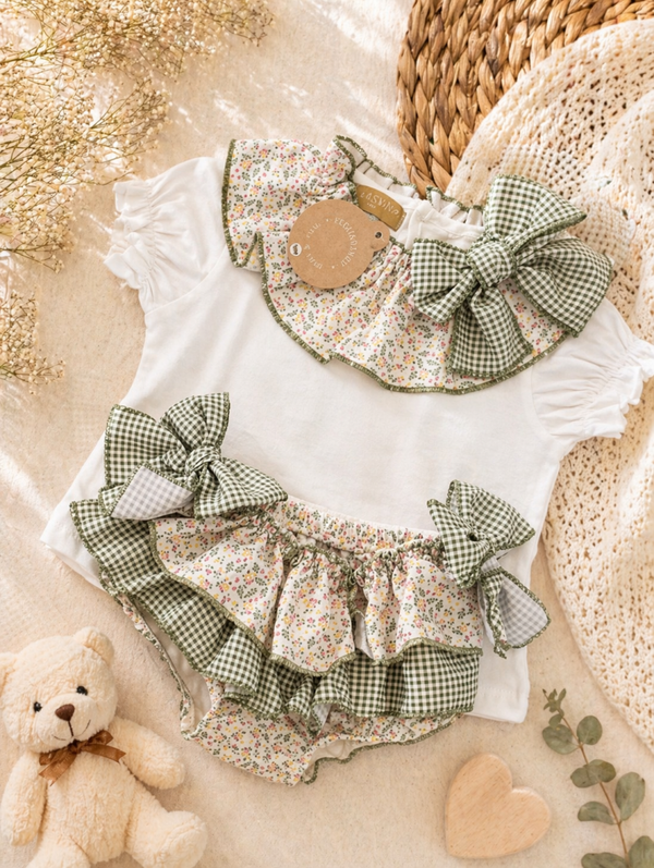 Conjunto verdee vichy