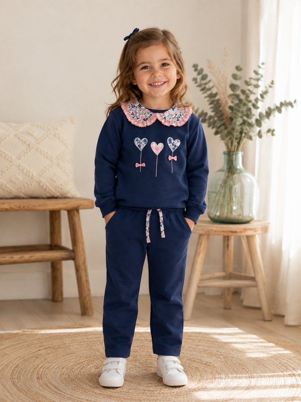Conjunto chándal corazón BBA