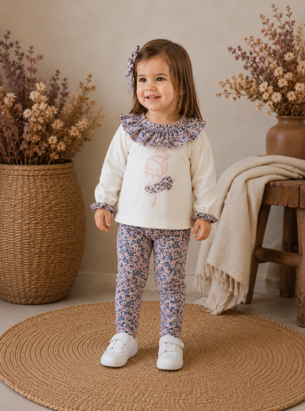 Chándal legging flores