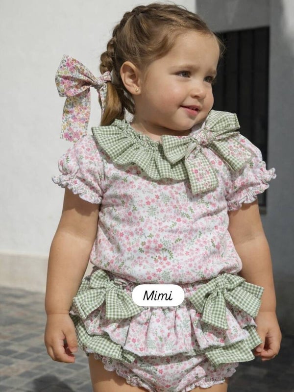 Conjunto verde vichy