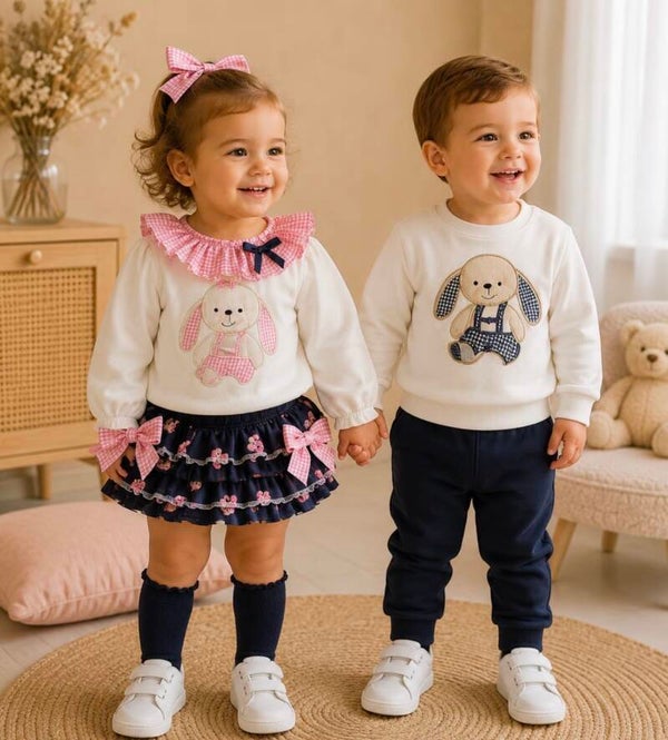 Conjunto conejito rosa