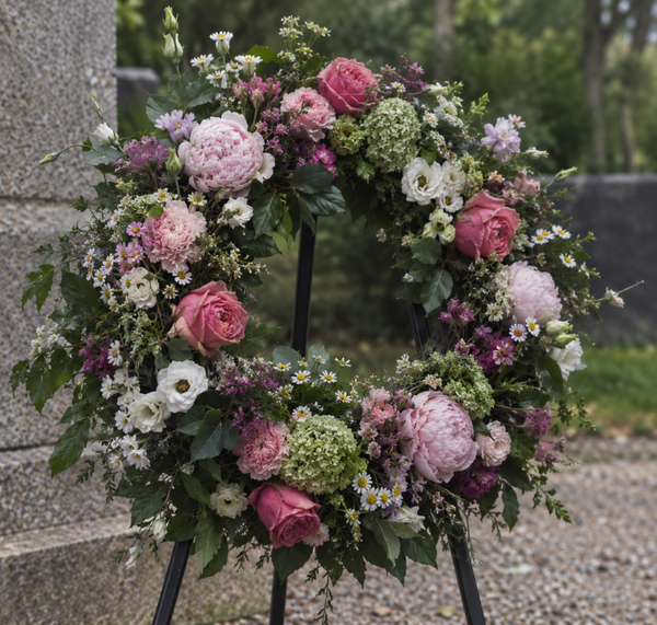 Couronne de fleurs