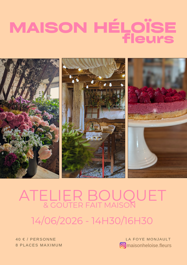 Atelier Bouquet & Goûter maison