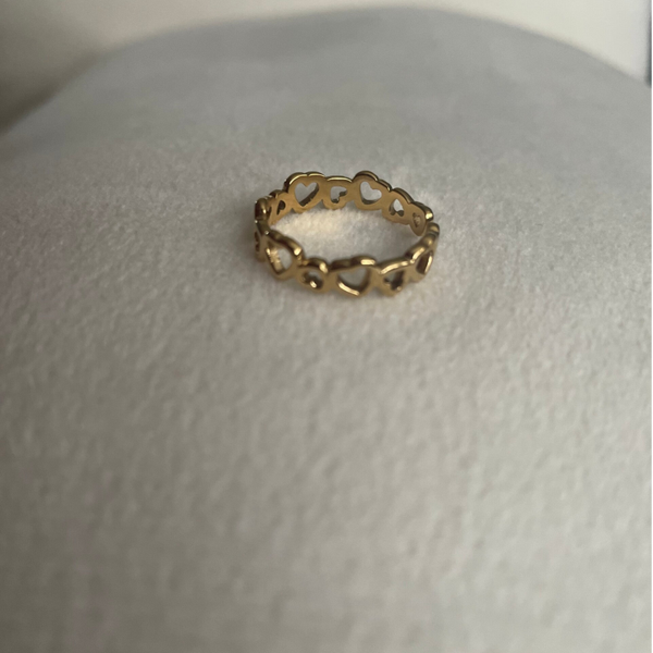 Ring hartjes open