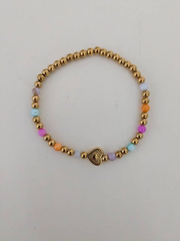 Armband heart (colours)