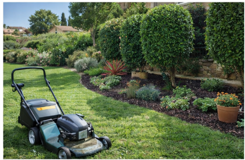 Tonte de pelouse et nettoyage extérieur dans le Golfe de Saint-Tropez