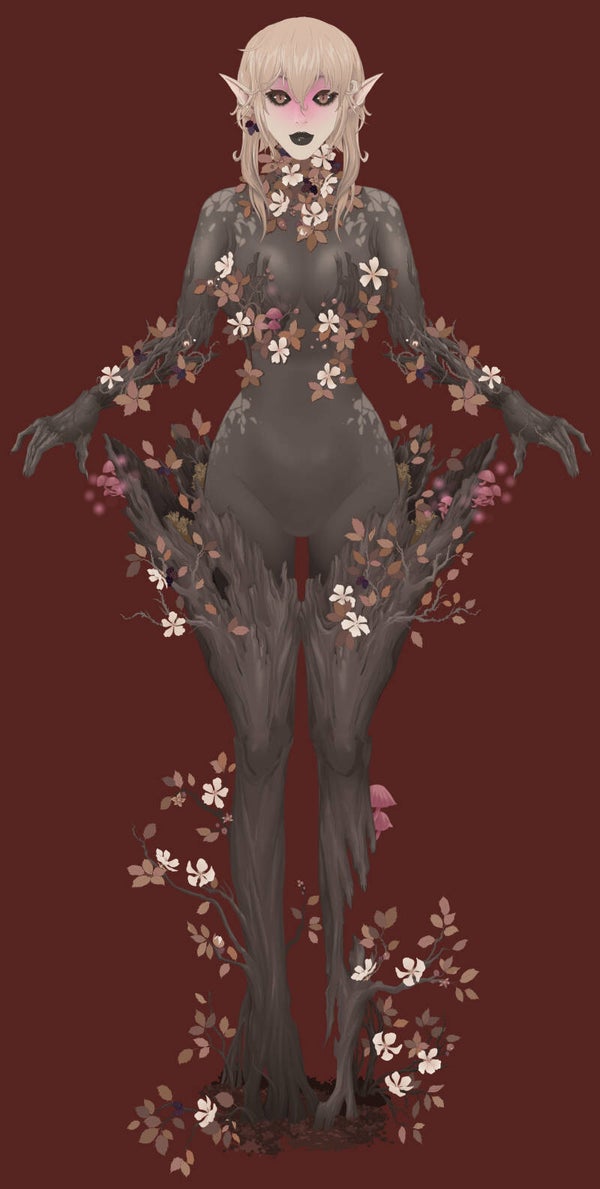 Full body Vtuber art