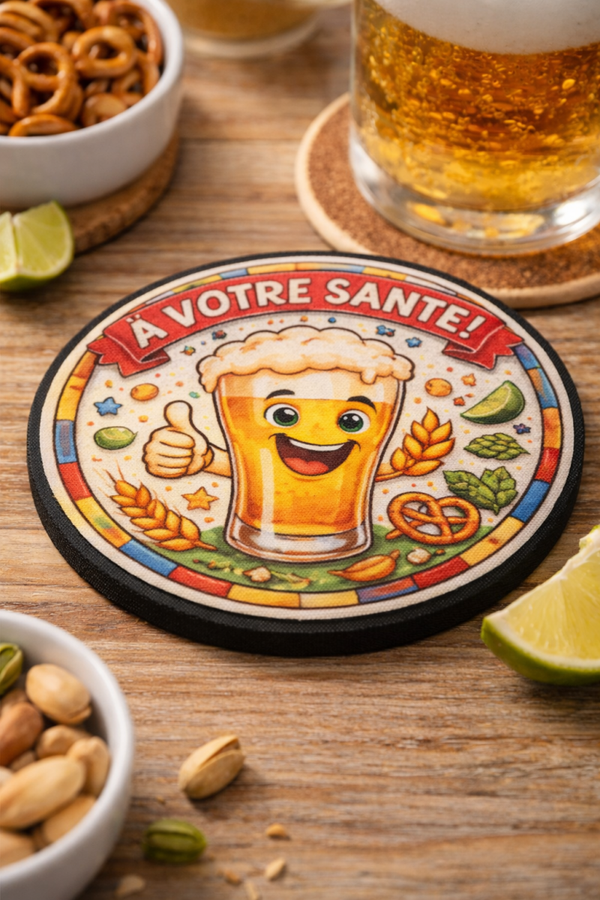 Dessous de verre en tissue