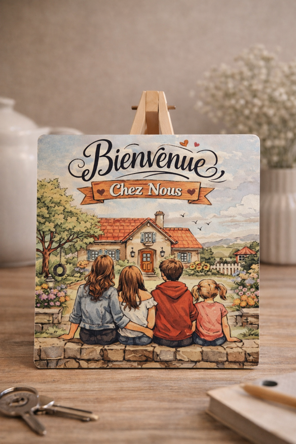 Plaque décorative en aluminium