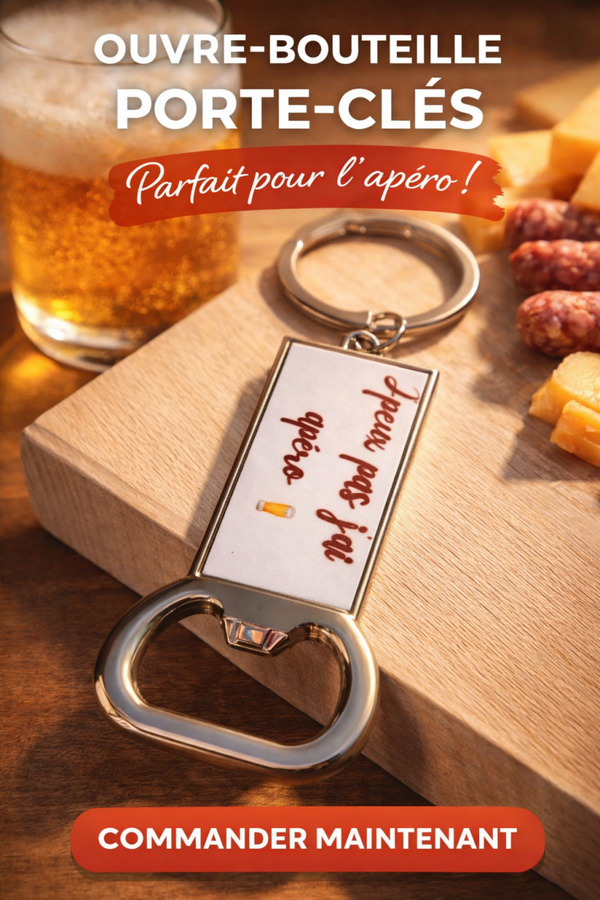 Porte clés décapsuleur