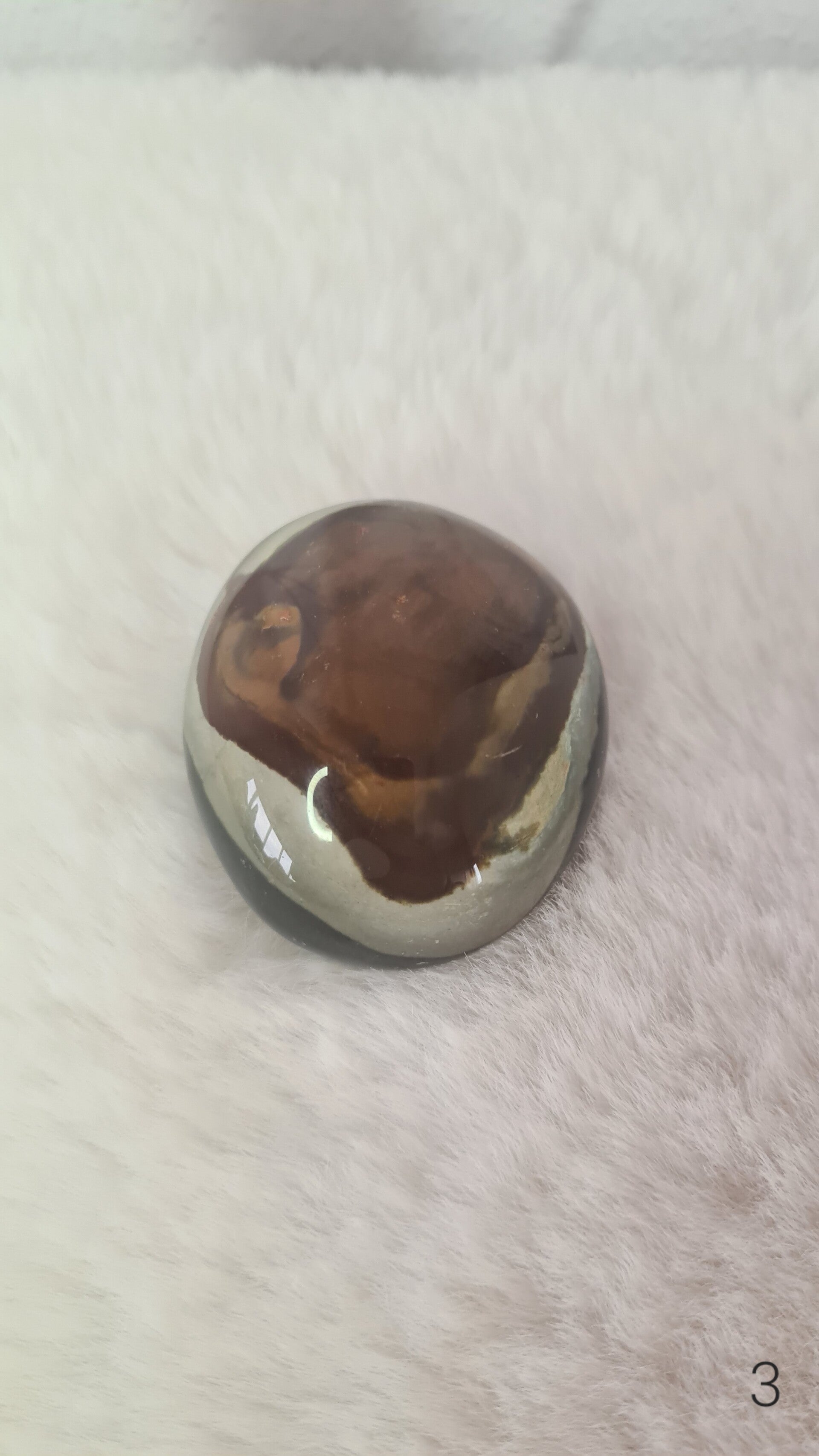 Polychroom Jaspis handsteen klein nr 3