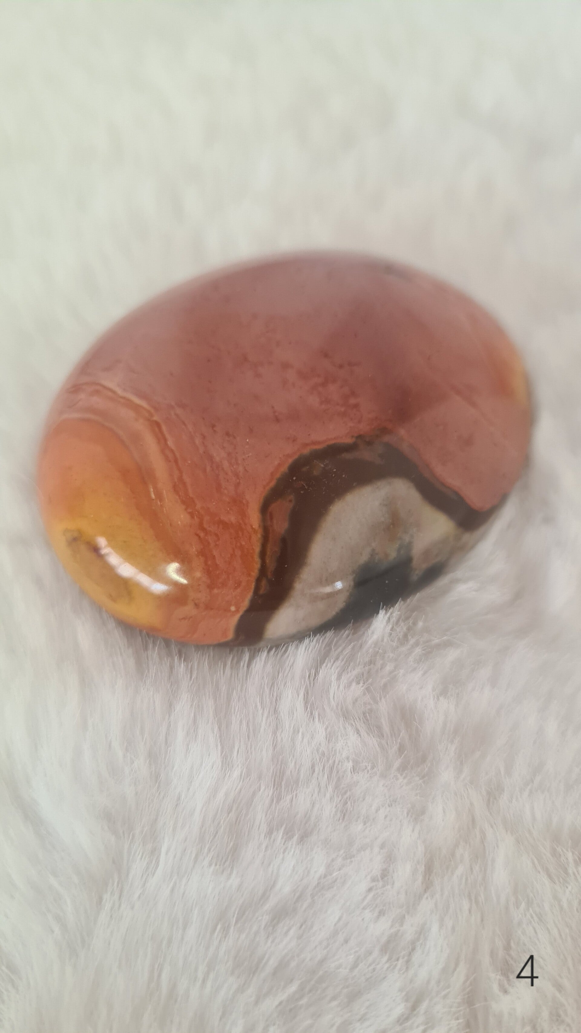 Polychroom Jaspis handsteen klein nr 4