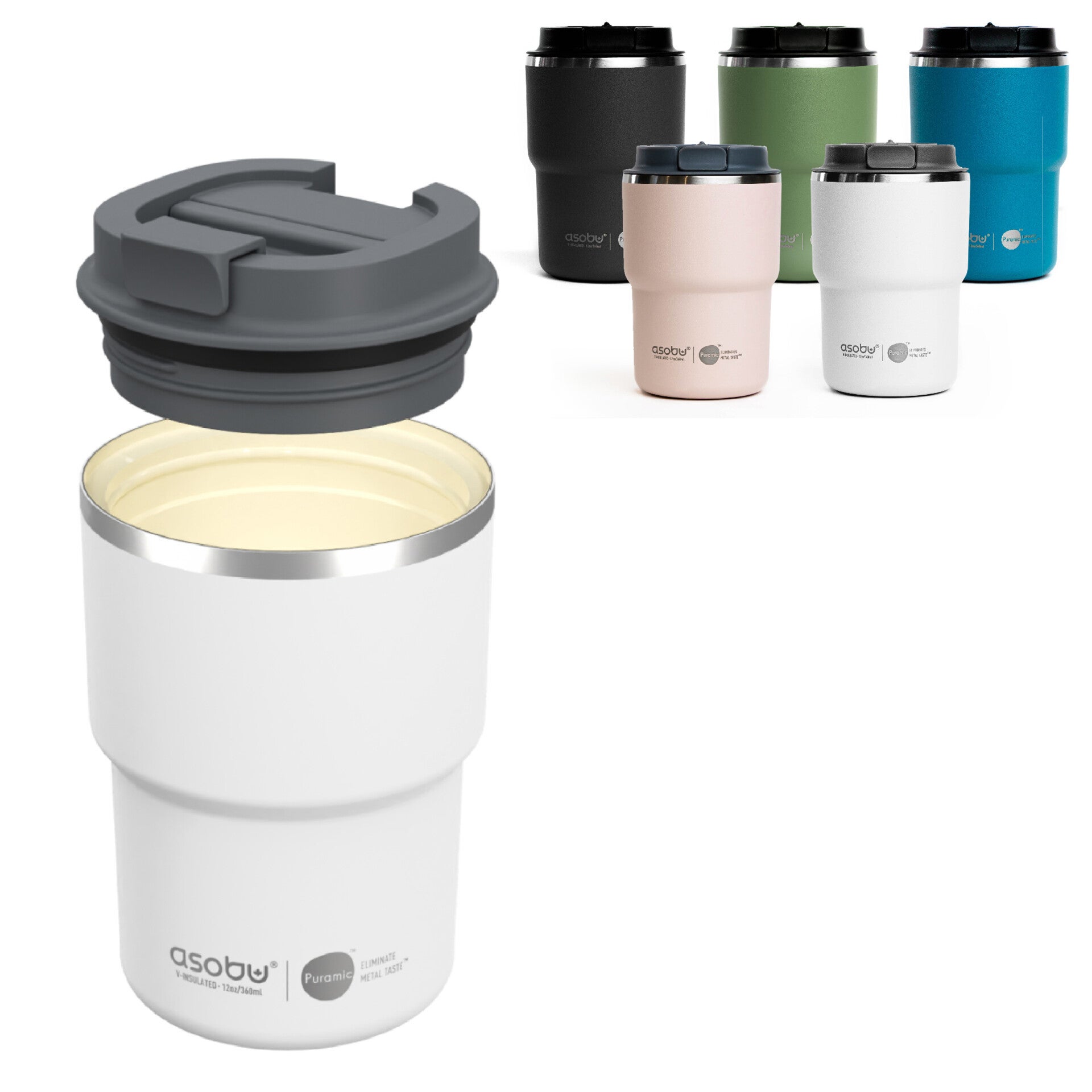 Asobu thermomok de mini pick-up met Puramic 355 ml