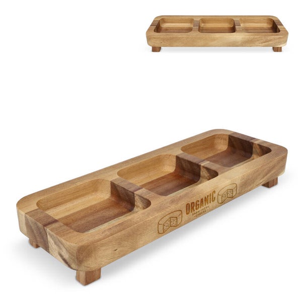 InSideOut Houten snack tafeltje, 35cm