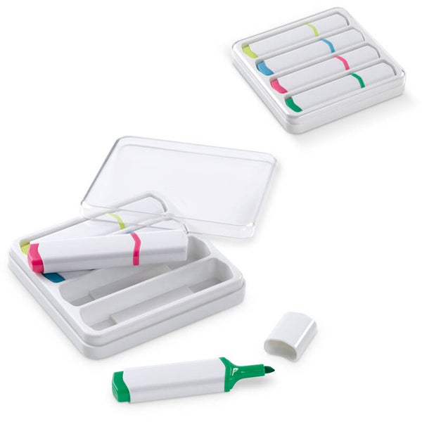 Tekstmarkers set van 4