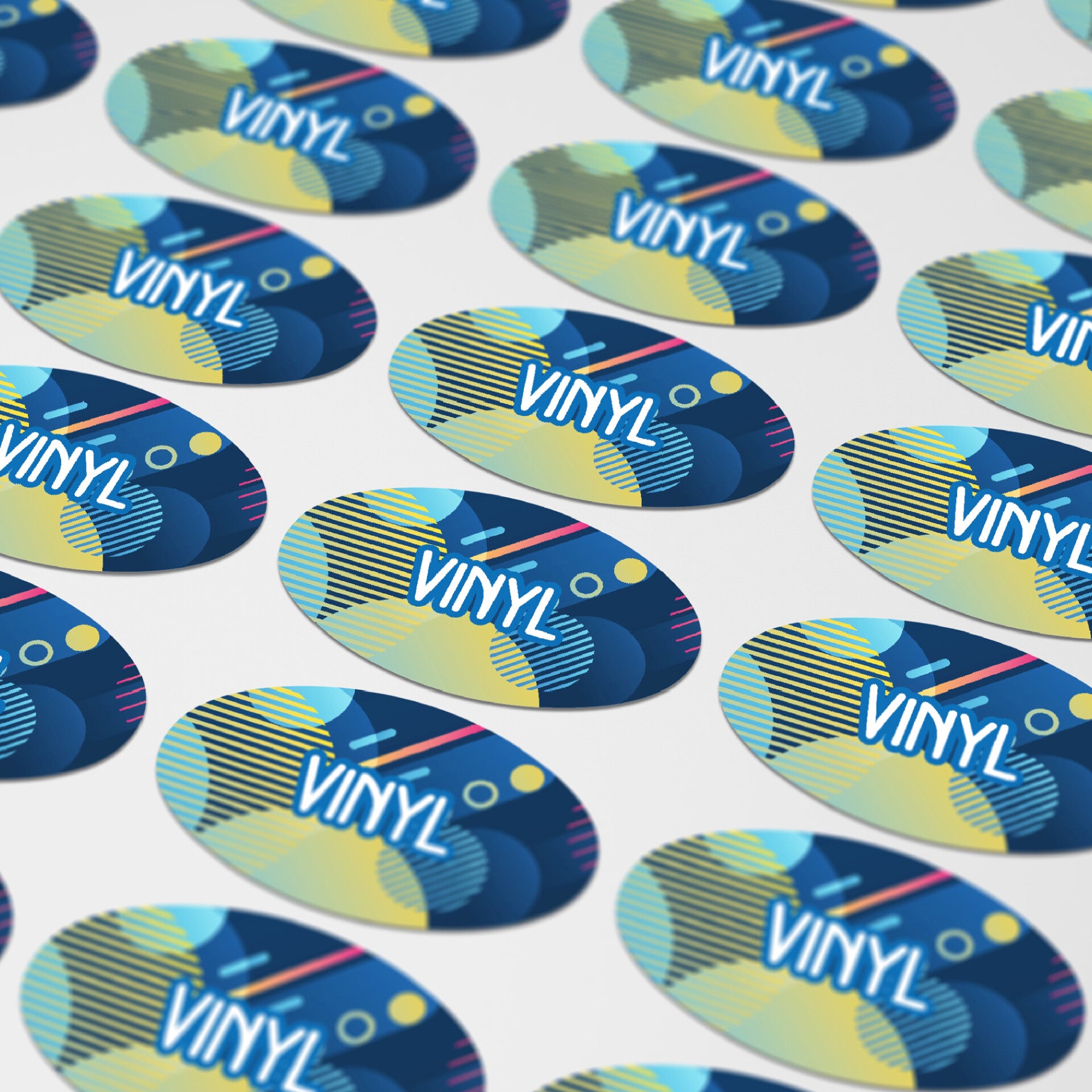 Vinyl Sticker Ovaal