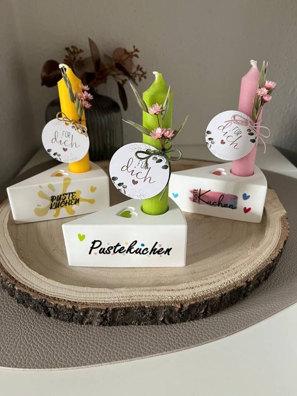 Pustekuchen inkl. Kerze