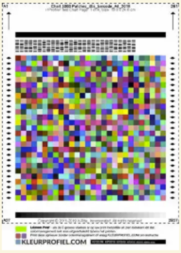 LASERPROFIEL 3000 patches - RGB - 21% BTW